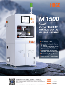 M 1500 5-ACHSE ULTRA-PRÄZISIONS-TITANIUM-DENTAL-FRÄCHENMASCHINE